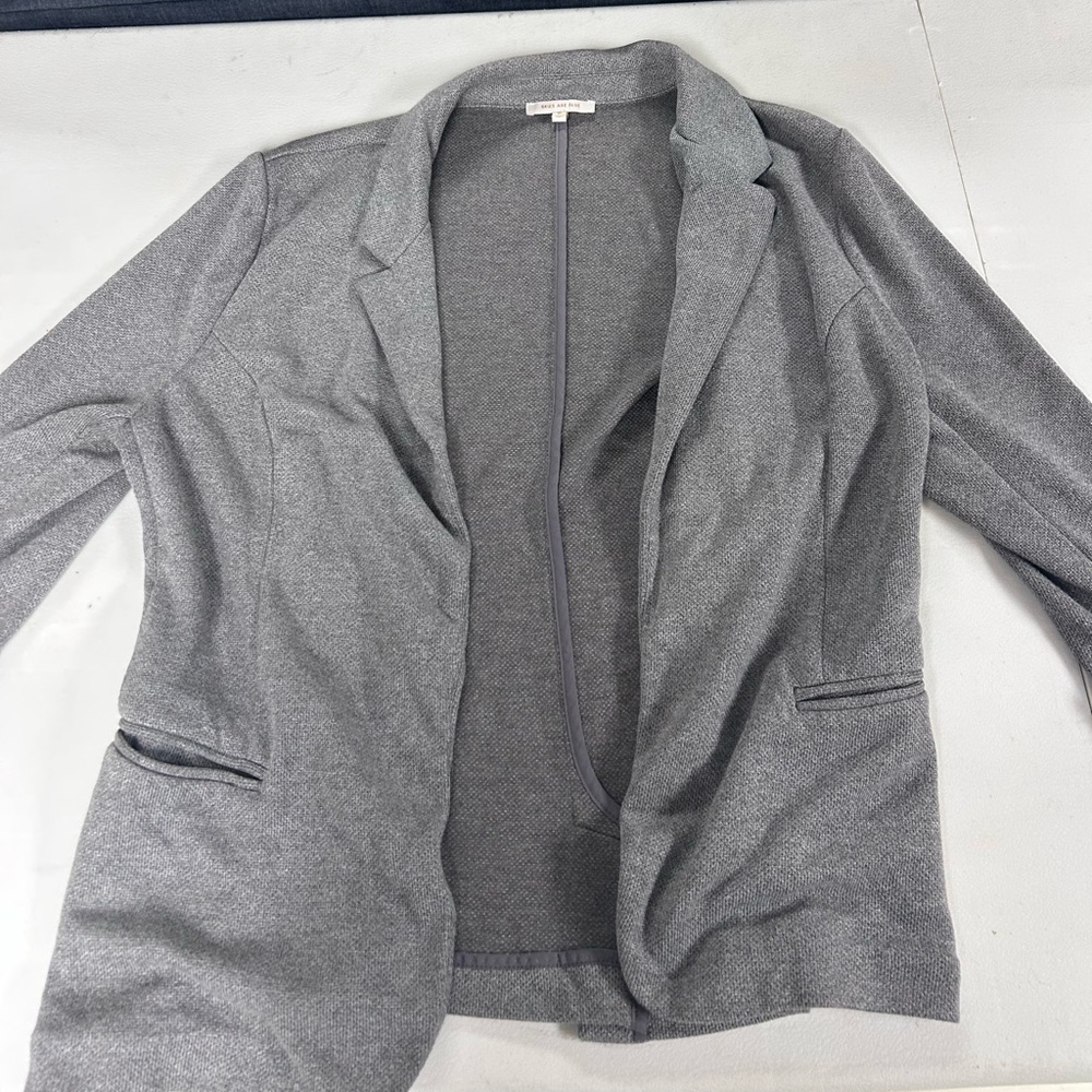 Skies Are Blue Charcoal Blazer